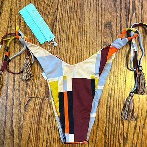 NWT San Lorenzo string bikini bottom